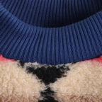 Autumn and Winter Cat and Dog Clothes Cute Striped Plush Polyester Sweatshirt Pet Clothes Durable
