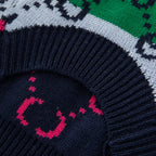 Famous Luxury Brand  Designer Dog Warm Sweater Thicken Pet Clothes for Fall and Winter Dog Coat
