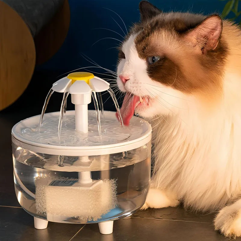 5V USB Powered Whisper-Quiet Automatic Pet Water Fountainfor Cats dog - Food-Grade Pp Material
