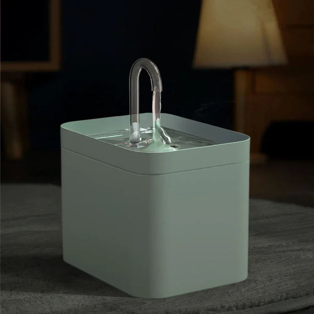 Ultra-Quiet Pet Water Fountain Auto Filter USB Electric Cat Dog Water Dispenser&Burnout Prevention Pump